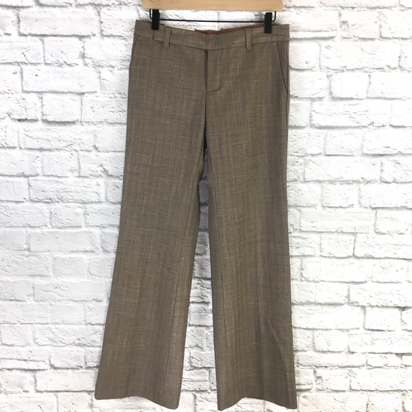 Gap NWT Modern Fit Flare Tweed Career Pants Sz 6 - Picture 1 of 6